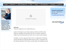 Tablet Screenshot of captiontechnologies.com